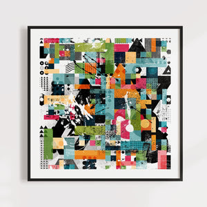 Colorful Abstract Geometric Art