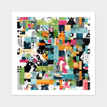 Load image into Gallery viewer, Colorful Contemporary Geometric Art