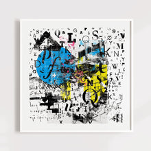 Load image into Gallery viewer, Abstract Typography Art for home or office