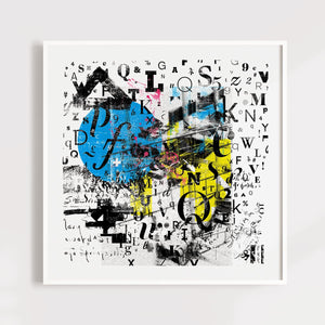 Abstract Typography Art for home or office